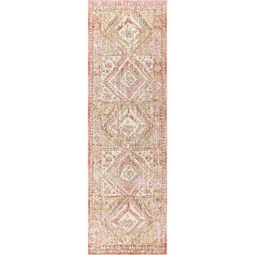 Darija Ornate Geometric Medallion Area Rug